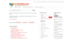 Desktop Screenshot of e-articulos.com